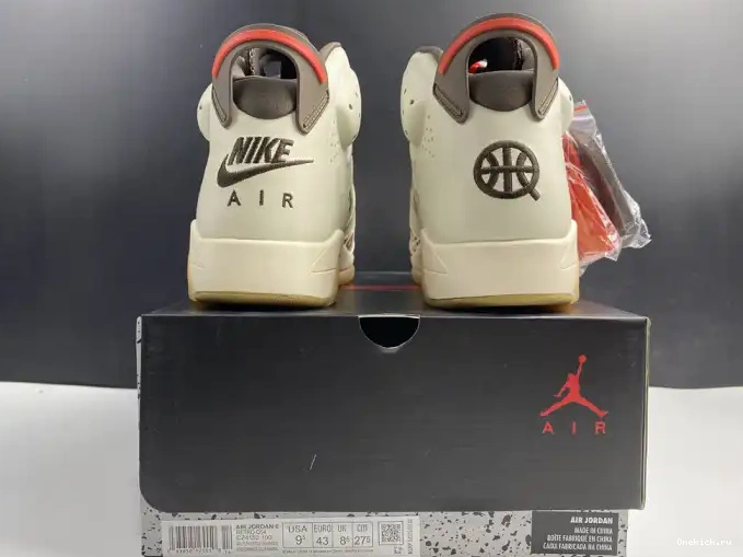 One Kick Quai54 CZ4152-100 (2020) Jordan Sail Brown Retro AIR 6 0523